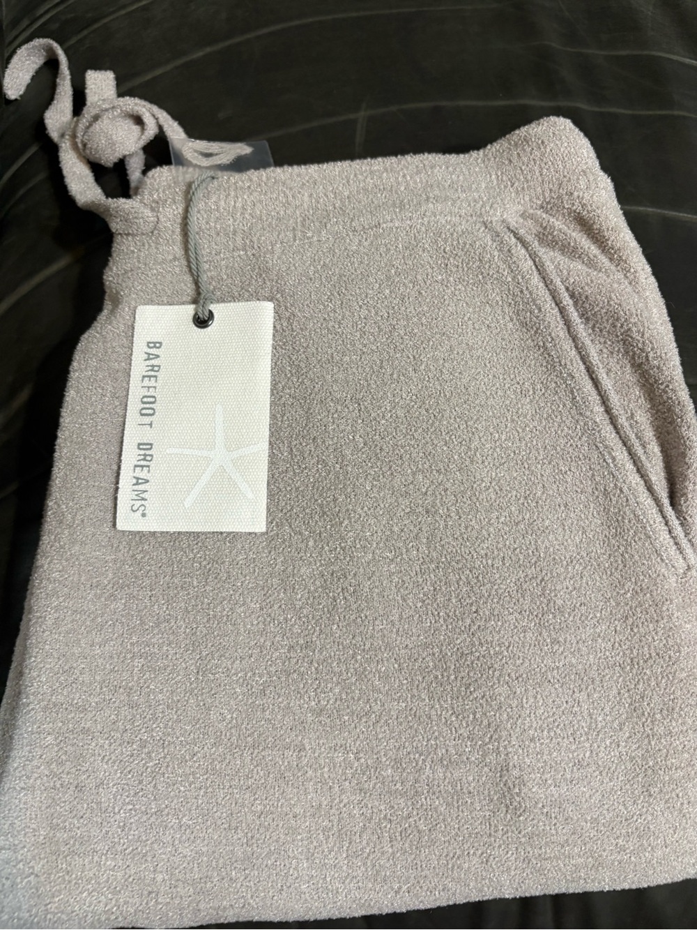 Barefoot Dreams cozy chic ultra lite track pant whisper gray